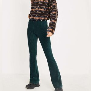 Urban Outfitters velvet rib flare pant size small